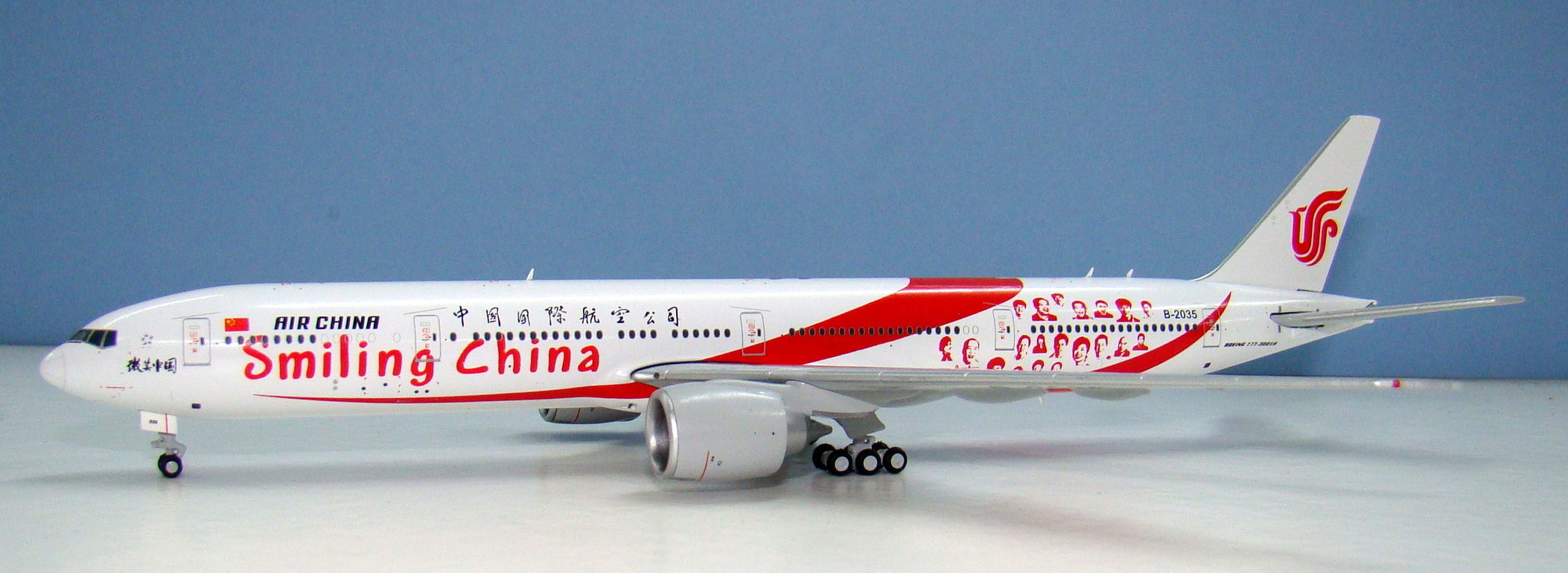 Smiling China: Air China Boeing 777-39LER B-2035 by JC Wings