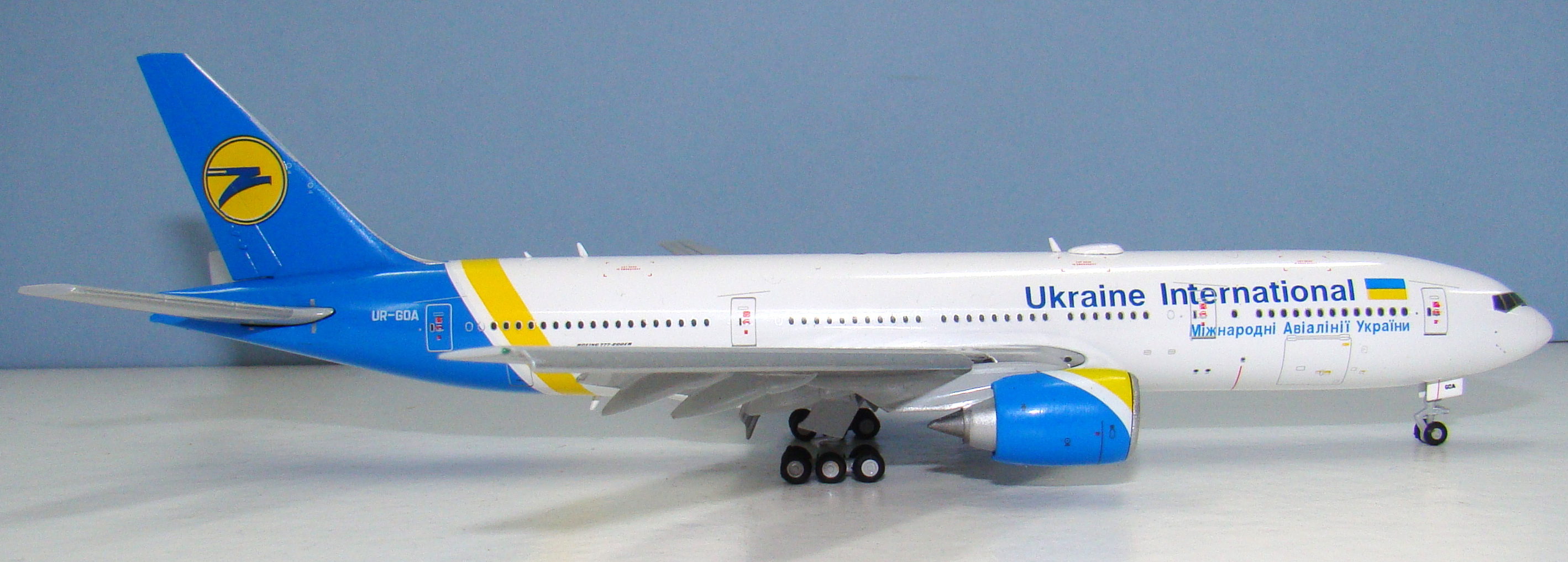 Tryzub Upgrade: Ukraine International Boeing 777-200ER UR-GOA by 