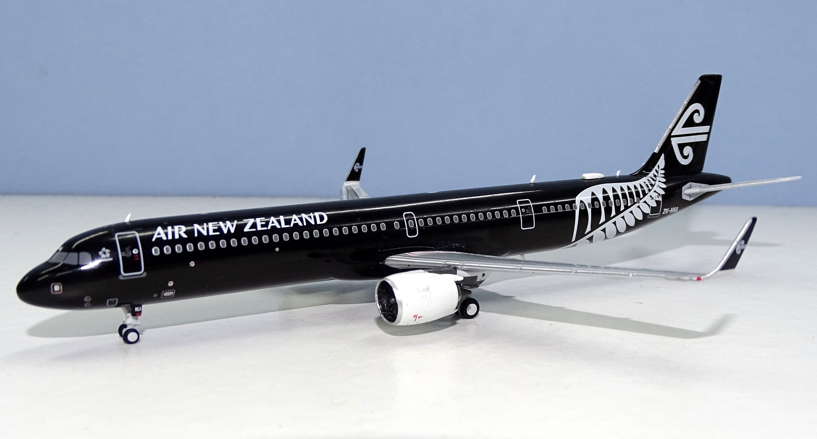 All Black: Air New Zealand Airbus A321-271NX by Panda Models 